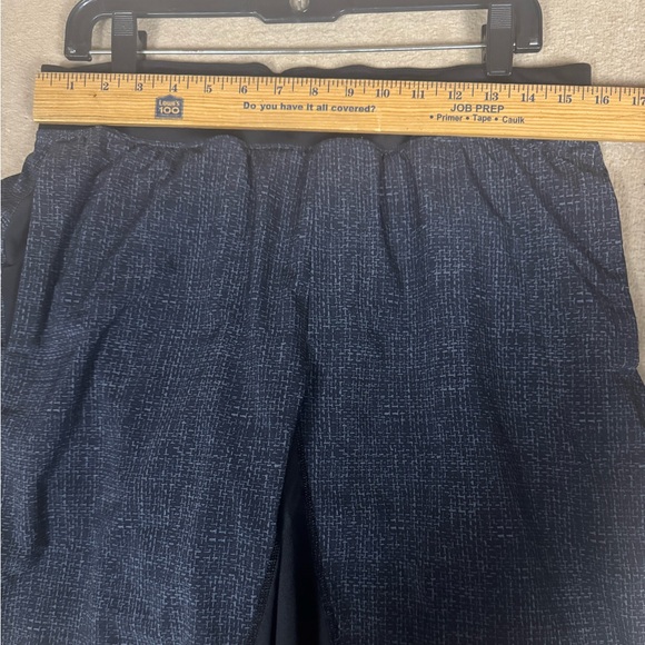 Lululemon Linerless Athletic Shorts T.H.E. Core Size Large Navy Blue Mens - Picture 4 of 9